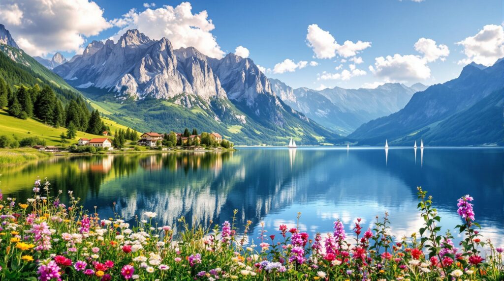circuit dans les lacs italiens