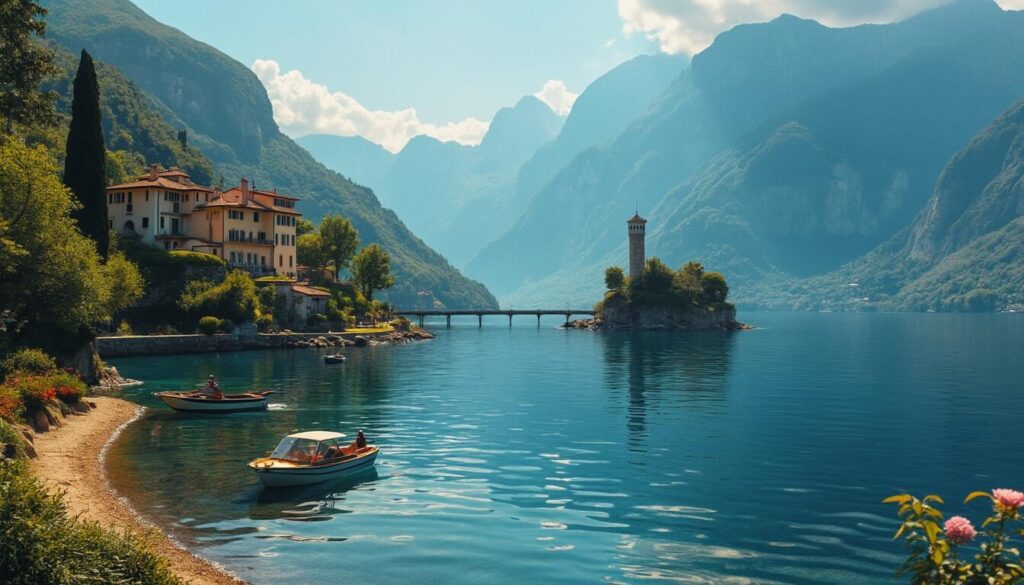 Découvrez les plus beaux lacs d'Italie, des joyaux naturels étincelants, entourés de paysages à couper le souffle. Explorez les eaux cristallines des lacs de Côme, de Garde et de Maggiore, parfaits pour des escapades romantiques, des activités aquatiques et des moments de détente en pleine nature.