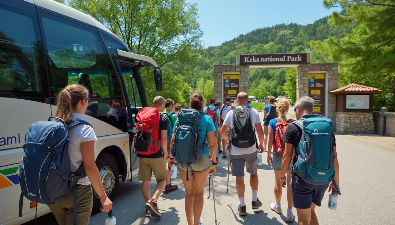 Explorez le Parc national de Krka en Croatie, un véritable joyau naturel. Admirez ses cascades spectaculaires, ses sentiers de randonnée pittoresques et sa riche biodiversité. Parfait pour les amoureux de la nature et les aventuriers en quête d'expériences inoubliables.