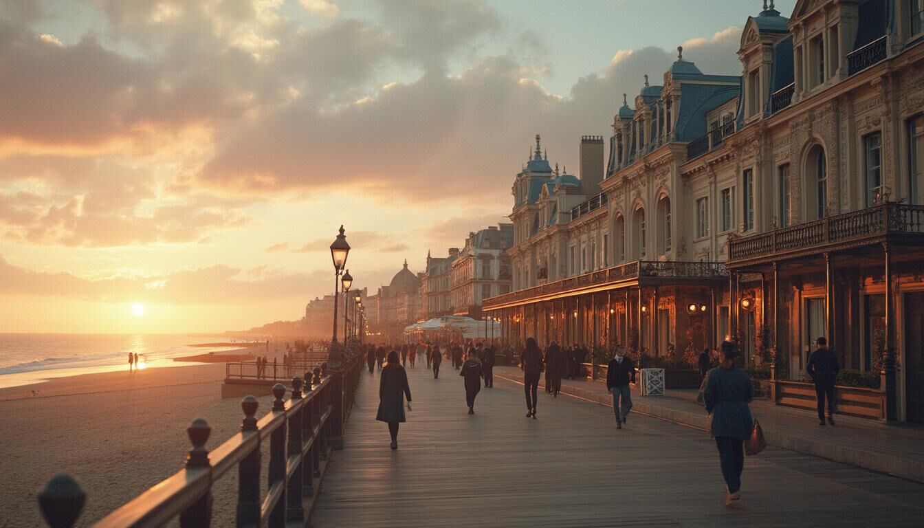 Découvrez les 15 incontournables à ne pas manquer à Deauville, la célèbre station balnéaire normande. Plages, casinos, événements culturels et balade en bord de mer vous attendent pour un séjour inoubliable. Idées d'activités et conseils pratiques pour profiter pleinement de cette destination prisée.