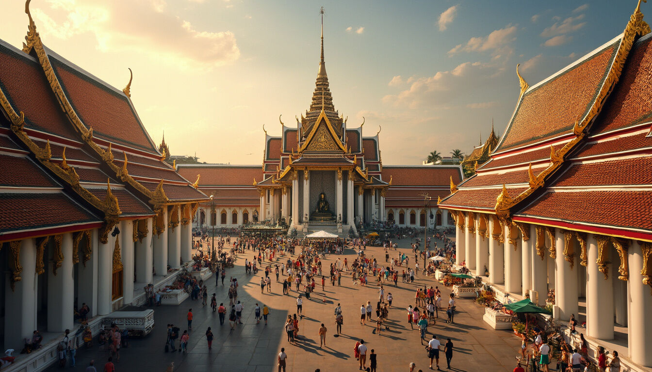 Découvrez les lieux incontournables à visiter à Bangkok : temples, marchés, quartiers animés et conseils pratiques pour un séjour inoubliable dans la capitale thaïlandaise.